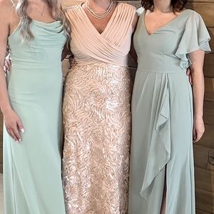Beautiful Blush Patra dress, perfect mother of the bride gown.
